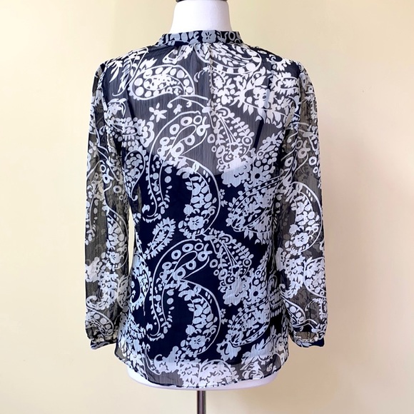 Banana Republic 2 Layer Cami Pattern Blouse - Picture 4 of 12